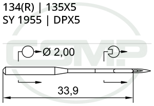 Category Image for 134 Groz Beckert Needles