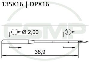 Category Image for 135x16 Groz Beckert Needles