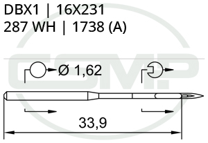 Category Image for 16x231 Groz Beckert Needles
