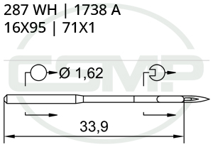 Category Image for 16x95 Groz Beckert Needles