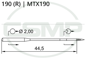 Category Image for 190 Groz Beckert Needles
