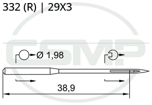Category Image for 29x3 Groz Beckert Needles