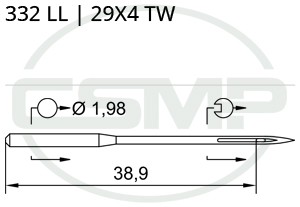 Category Image for 29x4NTW Groz Beckert Needles