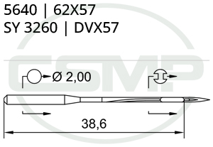 Category Image for 62x57 Groz Beckert Needles