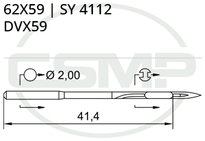 Category Image for 62x59 Groz Beckert Needles