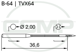 Category Image for B64 Groz Beckert Needles