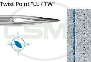 Category Image for Groz Beckert 134 LL - Twist Point Needles
