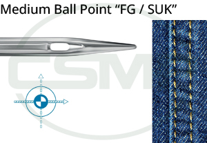 Category Image for Groz Beckert 134 FG/SUK - Medium Ball Point Needles