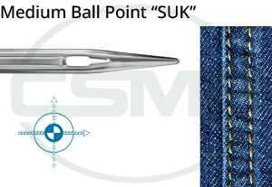 Category Image for Schmetz B27 SUK - Medium Ball Point Needles