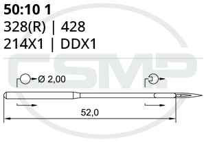 Category Image for 50:10 1 214X1 Schmetz Needles