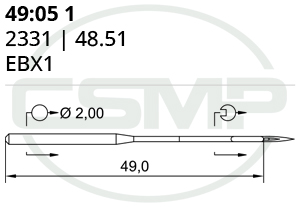 Category Image for 49:05 1 2331 Schmetz Needles