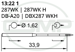 Category Image for 13:22 287WKH Schmetz Needles