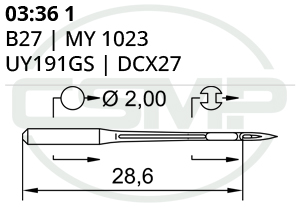 Category Image for 03:36 B27 Schmetz Needles
