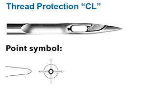 Category Image for Groz Beckert 134 CL SAN1 - Round point with Slightly Rounded Tip Needles