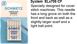 Category Image for Schmetz Double Scarf (Overlock) Needles