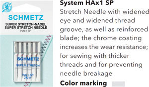 Category Image for Schmetz Super Stretch (Non-Stick Coating) Needles
