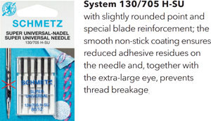 Category Image for Schmetz Super Universal (Non-Stick Coating) Needles