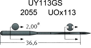 UY113GS Groz Beckert Needles