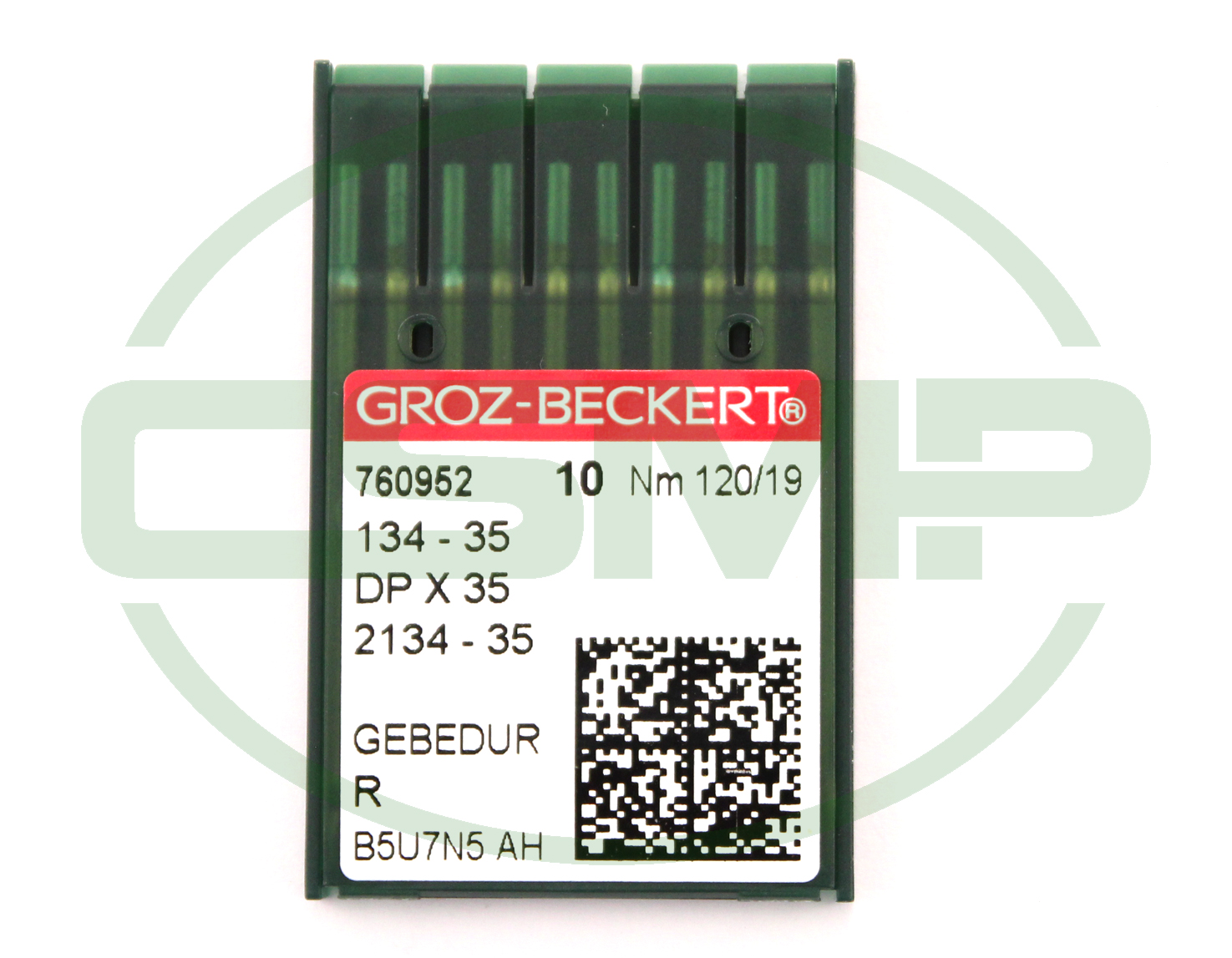 134-35 GEBEDUR SIZE 120 GROZ BECKERT PACK OF 10 NEEDLES