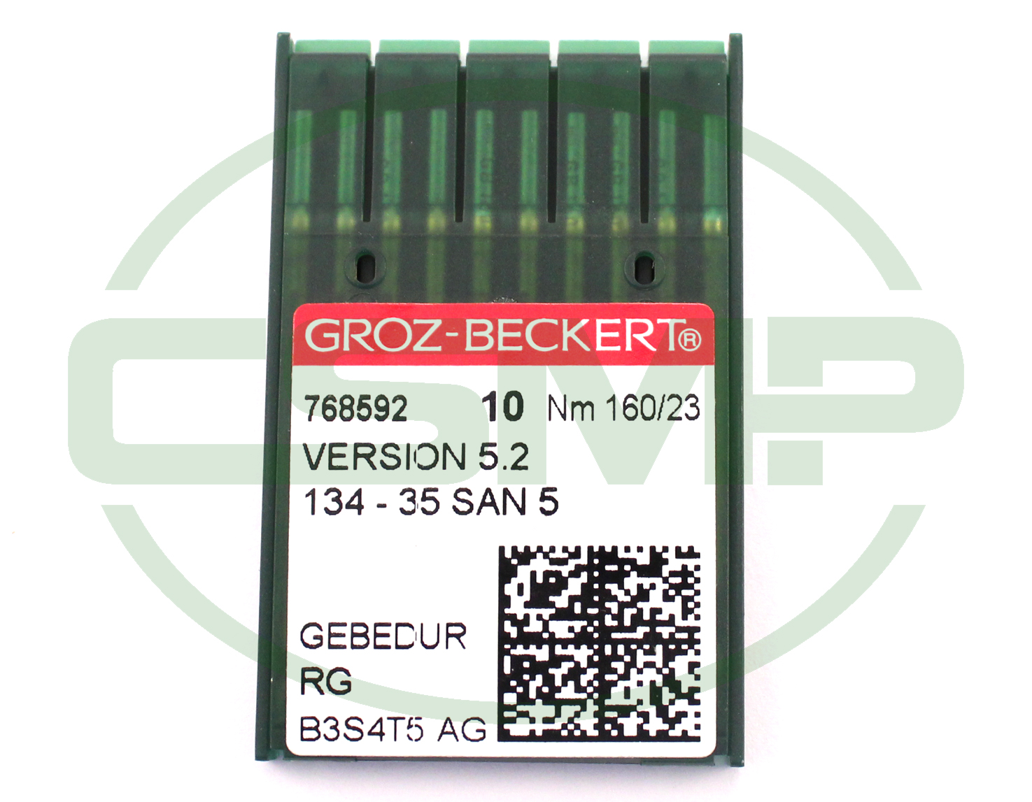 134-35 SAN 5 GEBEDUR SIZE 160 PACK OF 10 NEEDLES