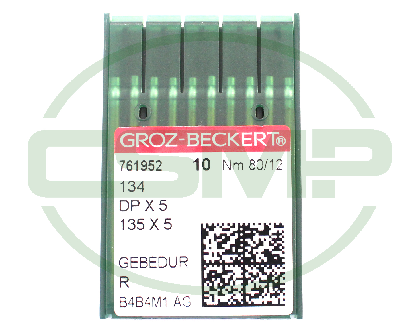 134 GEBEDUR SIZE 100 PACK OF 10 NEEDLES GROZ BECKERT TITANIUM COATED