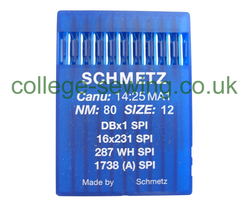 16X231 SPI SIZE 80 PACK OF 10 NEEDLES SCHMETZ