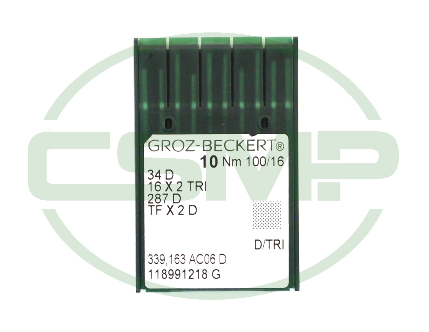 16X2TRI SIZE 100 PACK OF 10 NEEDLES GROZ BECKERT
