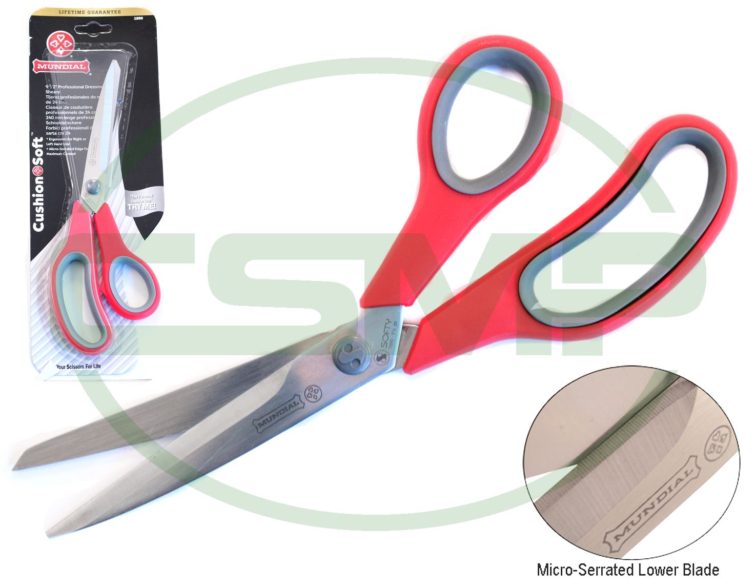 1890 9-1/2" SOFT GRIP SCISSOR - MIXED