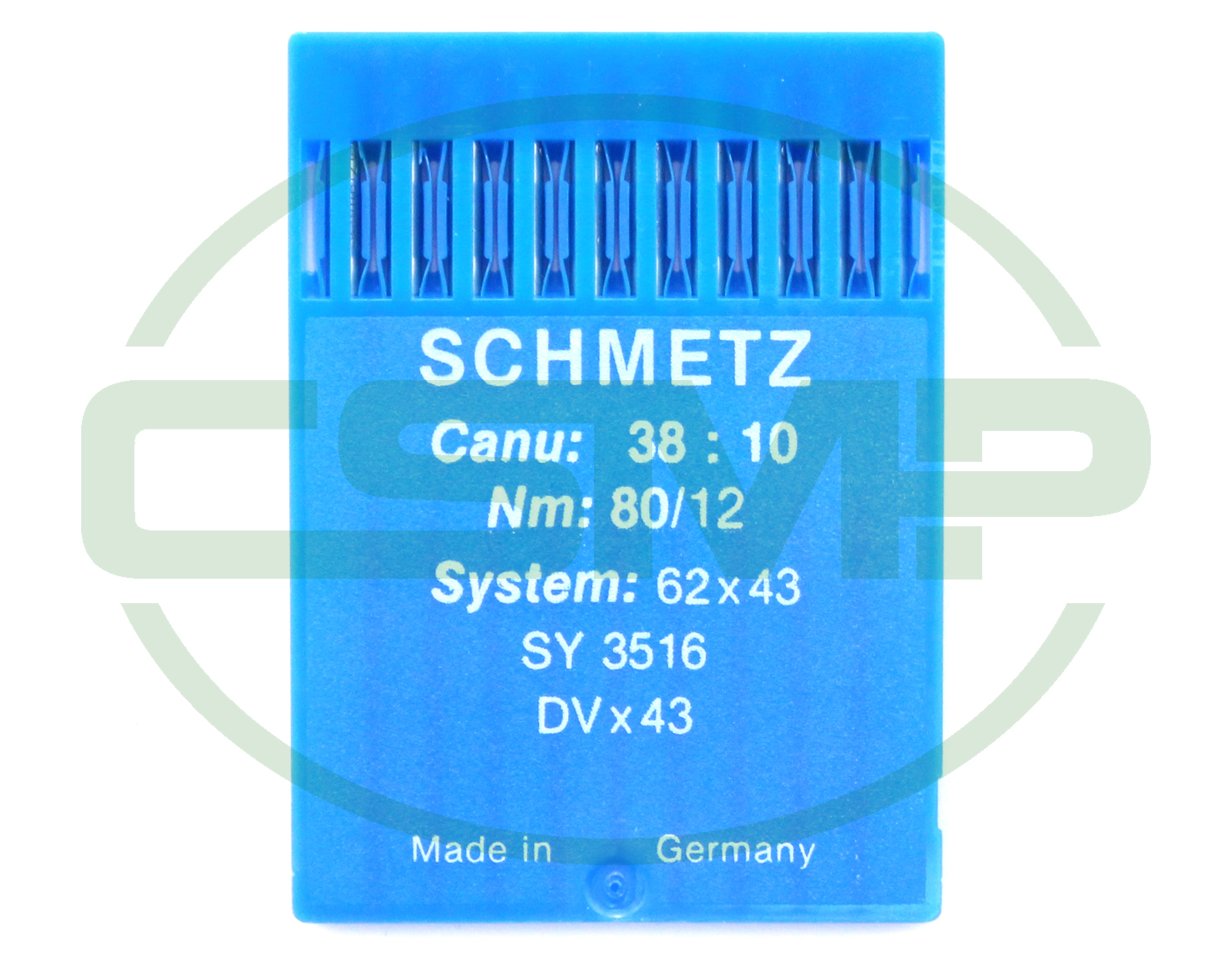 62X43 SIZE 80 PACK OF 10 NEEDLES SCHMETZ DISCONTINUED