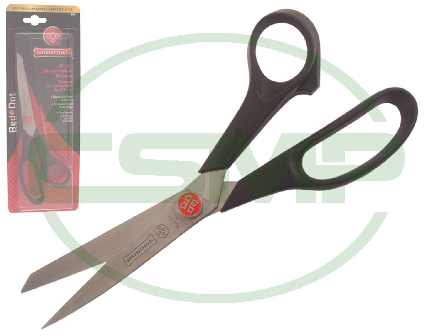 660 8-1/2" MULTI-USE SCISSOR MUNDIAL RED DOT