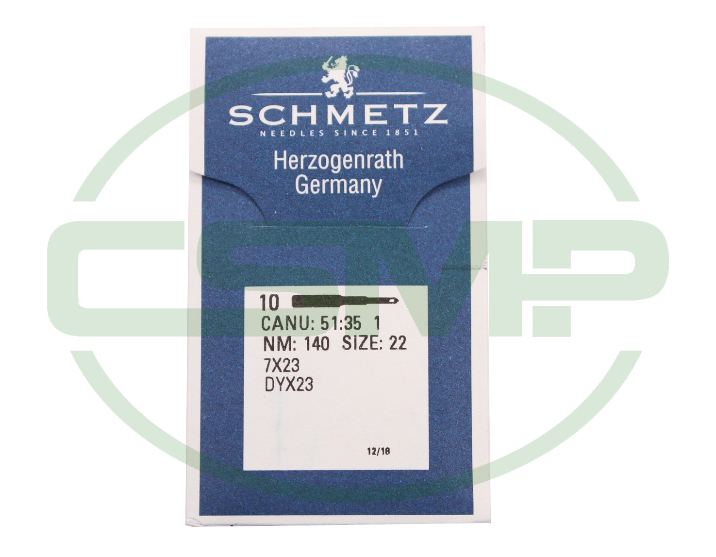 7X23 SIZE 140 PACK OF 10 NEEDLES SCHMETZ
