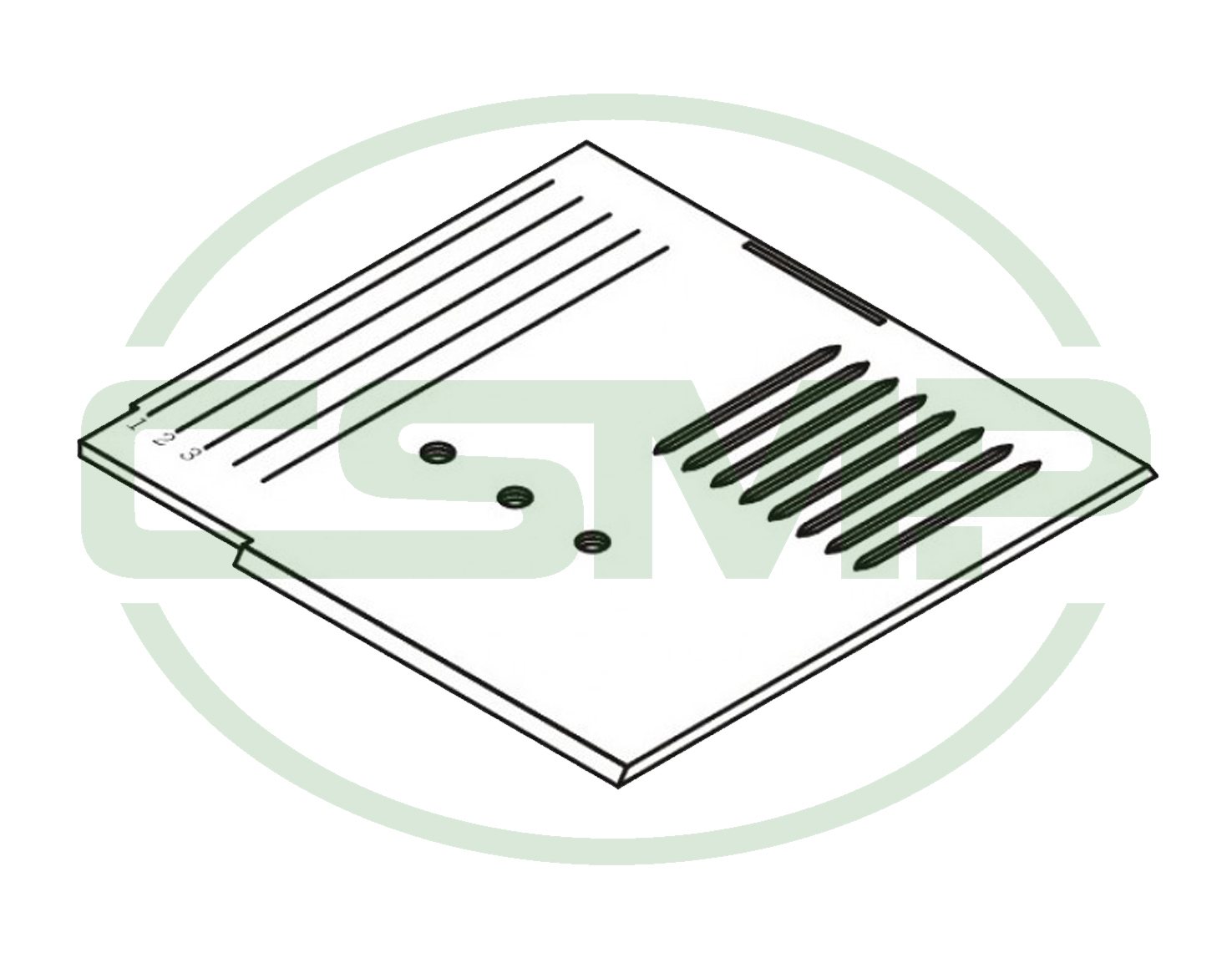 0867140020 SLIDE PLATE RIGHT DURKOPP 867 GENERIC