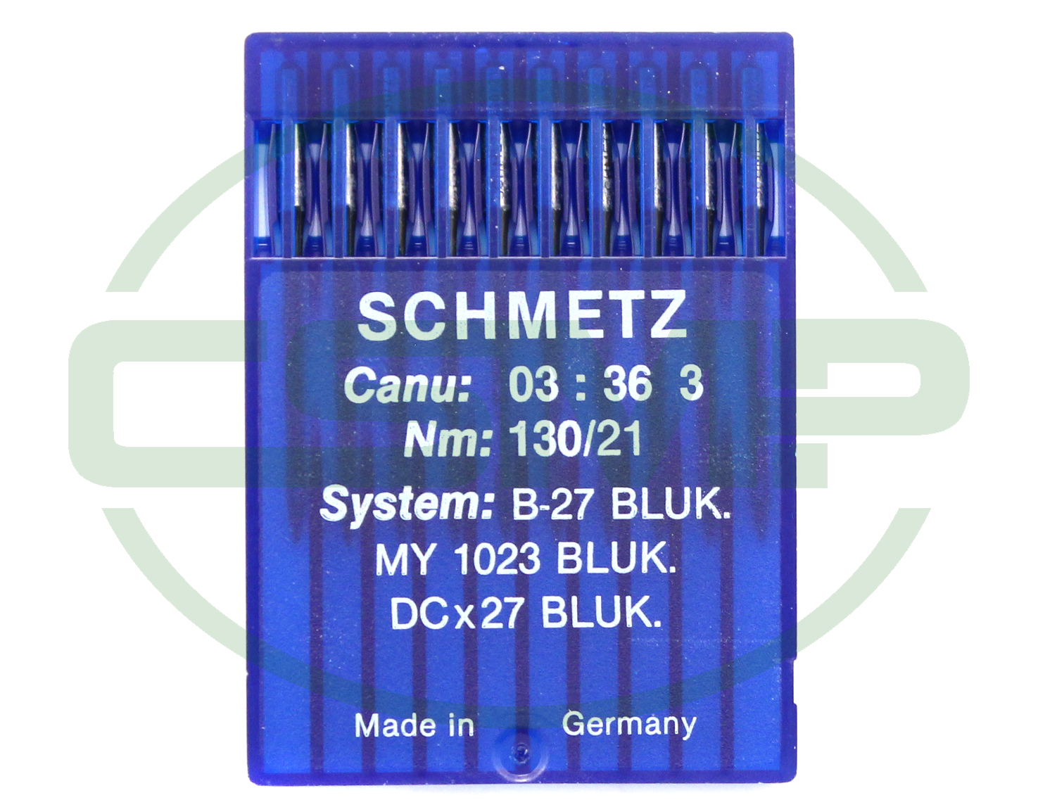 B27BLUK SIZE 130 PACK OF 10 NEEDLES SCHMETZ DISCONTINUED