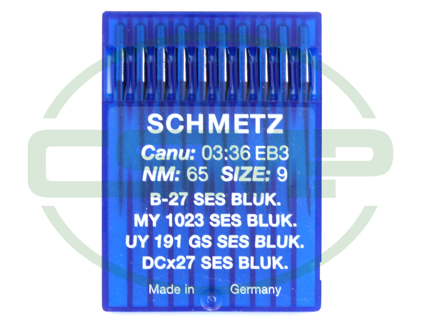 B27 SES BLUKOLD SIZE 65 PACK OF 10 NEEDLES SCHMETZ DISCONTINUED