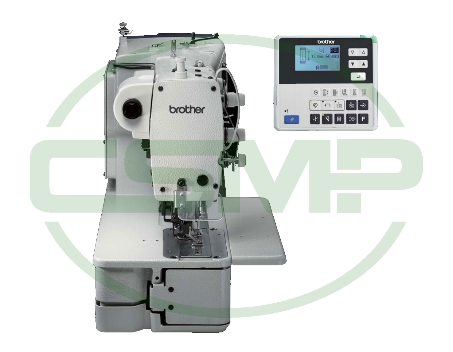 BROTHER HE-800C-2 BUTTON HOLE MACHINE HEAD ONLY
