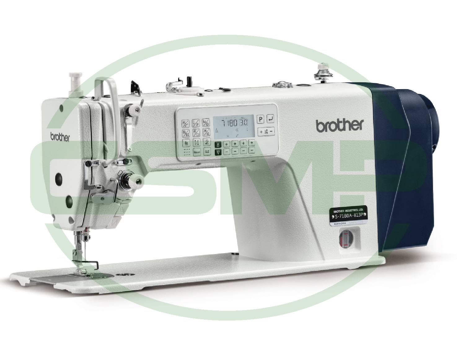 BROTHER S-7180A-813II SINGLE NEEDLE MEDIUM WEIGHT DIRECT DRIVE AUTOMATIC LOCKSTICH MACHINE