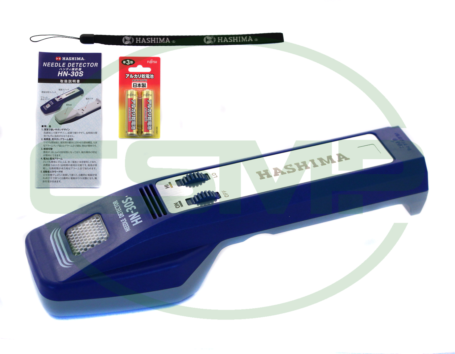 HN30S HAND HELD NEEDLE DETECTOR 25mm x 50mm HASHIMA