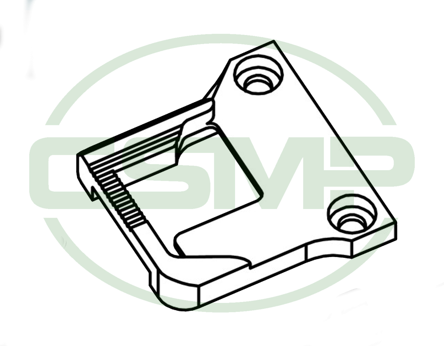 KH-669NPB NEEDLE PLATE BINDING DURKOPP 669