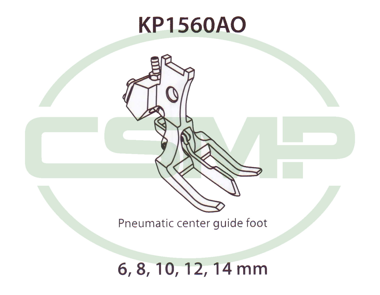 KP1560A0 8MM PNEUMATIC CENTER GUIDE FOOT JUKI LU1560N