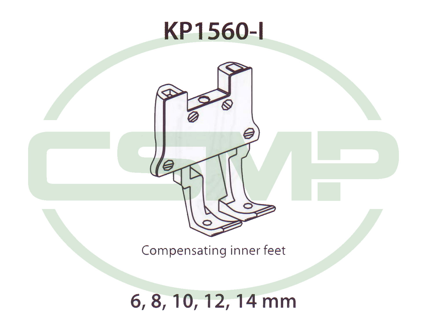 KP1560I 10MM INNER COMPENSATING FOOT JUKI LU1560N