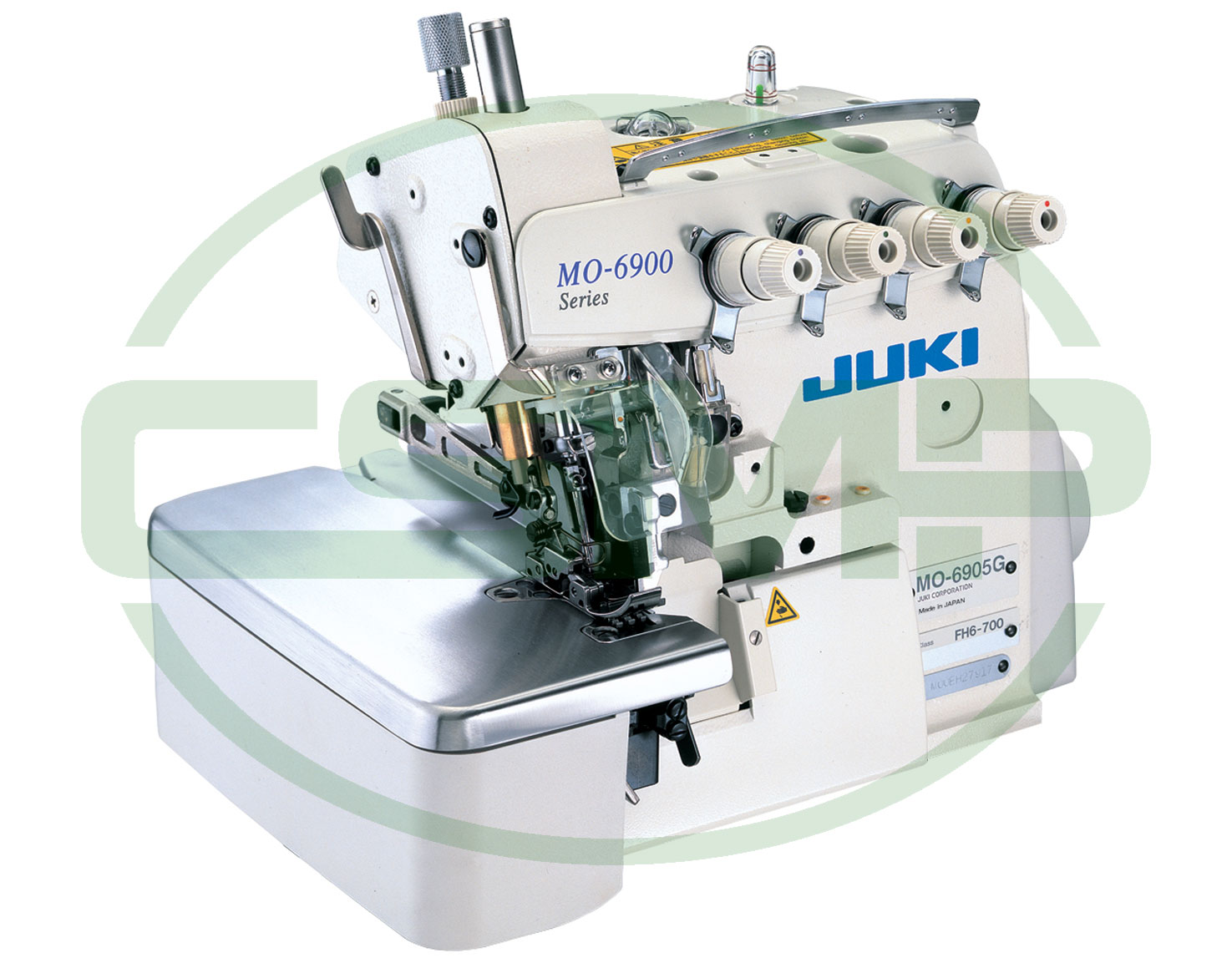 JUKI MO-6914G-CH6-700 4 THREAD HEAVY DUTY BOTTOM FEED OVERLOCK HEAD ONLY