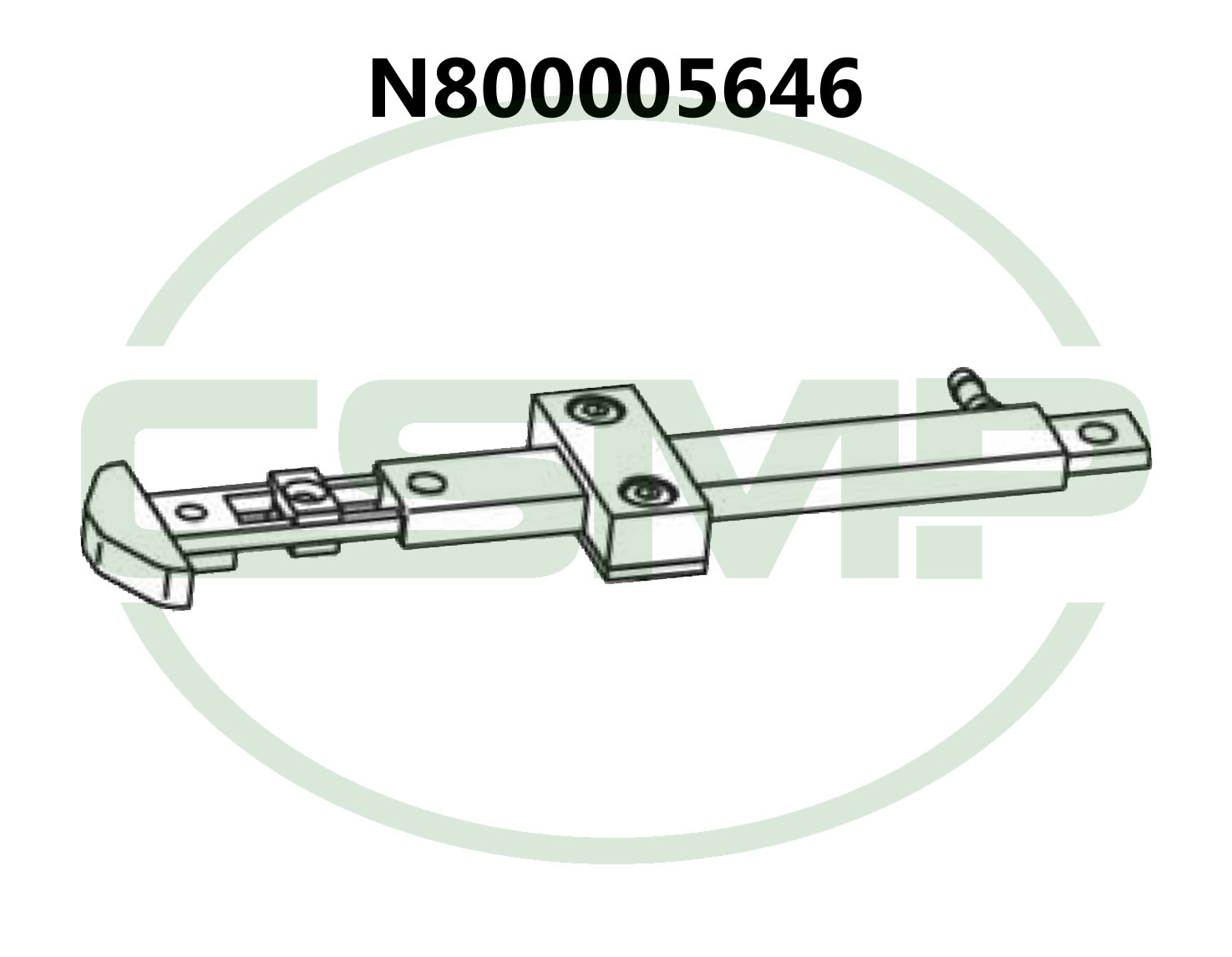 N800005646 ADJUSTABLE EDGE GUIDE DURKOPP 867 GENUINE
