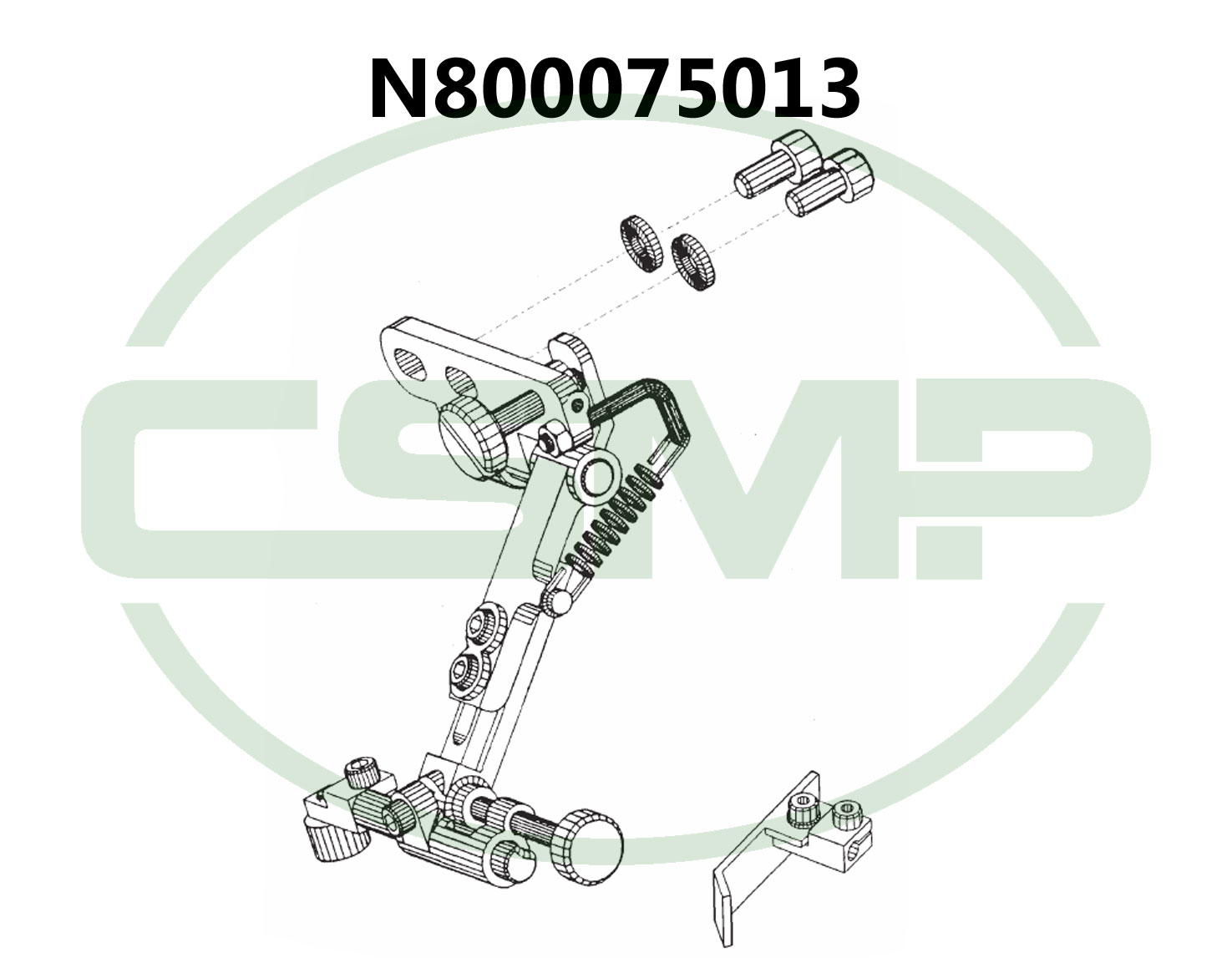 N800075013 DROP GUIDE DURKOPP ADLER 69-373 GENUINE