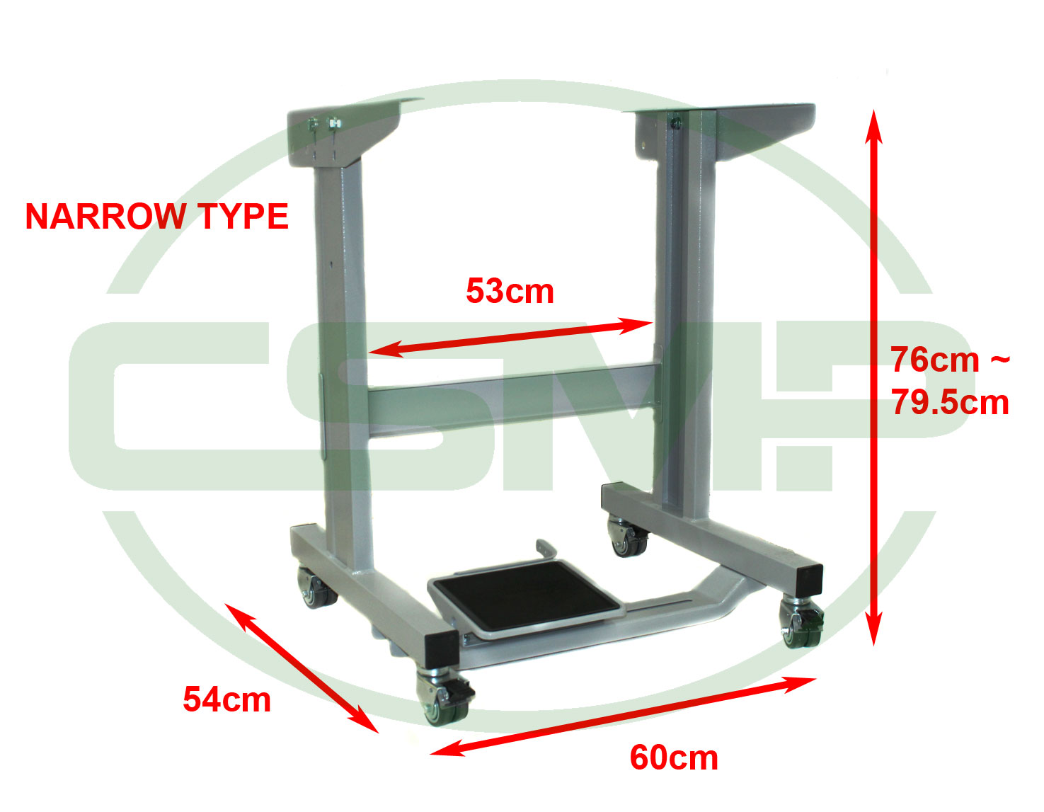 RUC RESPONSE STAND 20" SHORT TYPE WITH CASTORS