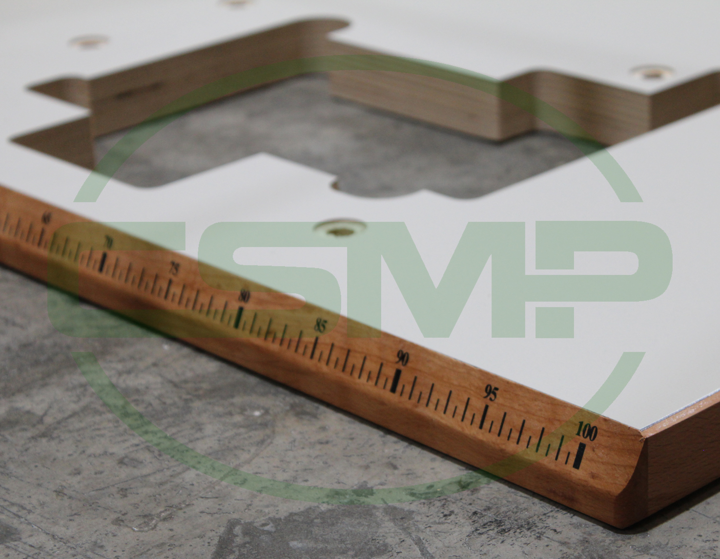 TABLE TOP PEGASUS M900 EXT PLASTIC EDGE 105CM X 55CM X 4CM