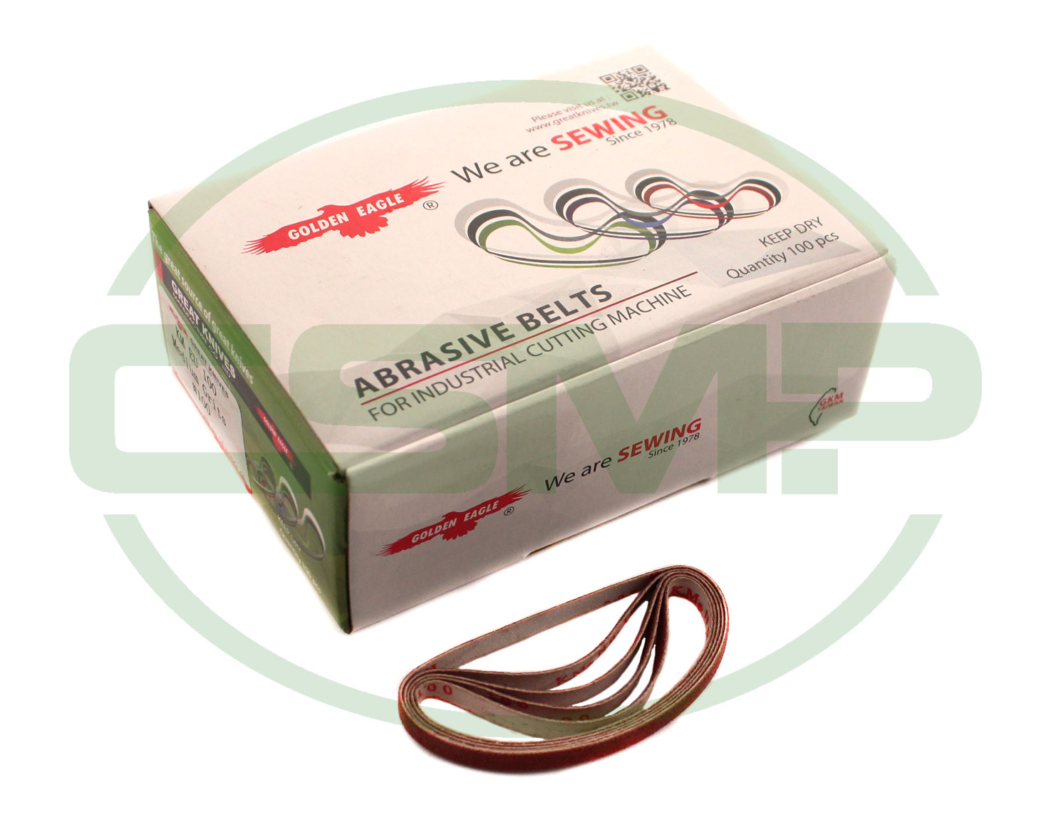 U189/100 MEDIUM EMERY BANDS KM KS-EU CUTTER