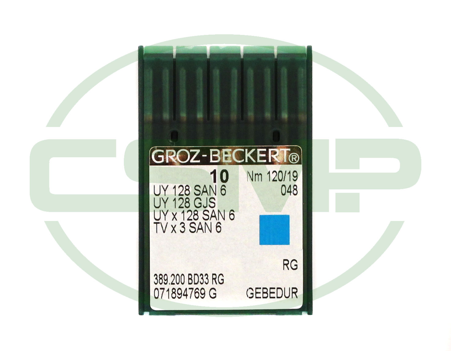 UY128SAN6 GEBEDUR SIZE 120 GB PACK OF 10 NEEDLES