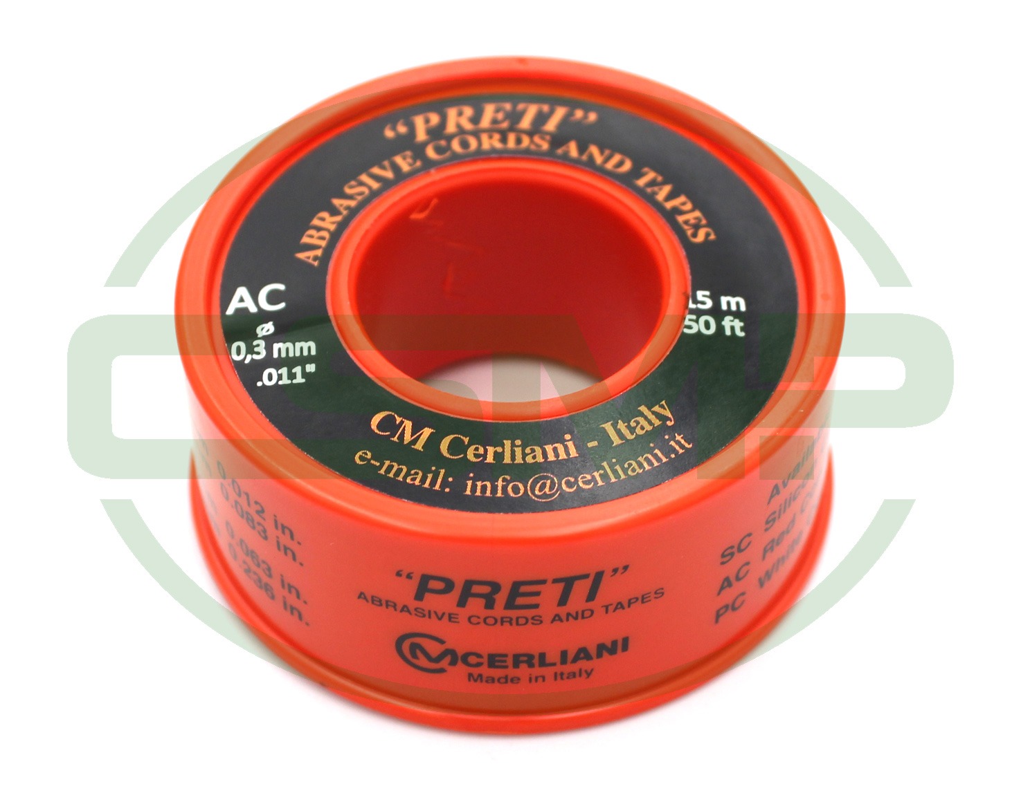01AC15 0.3MM X 15M 280 GRIT PRETI ABRASIVE CORD