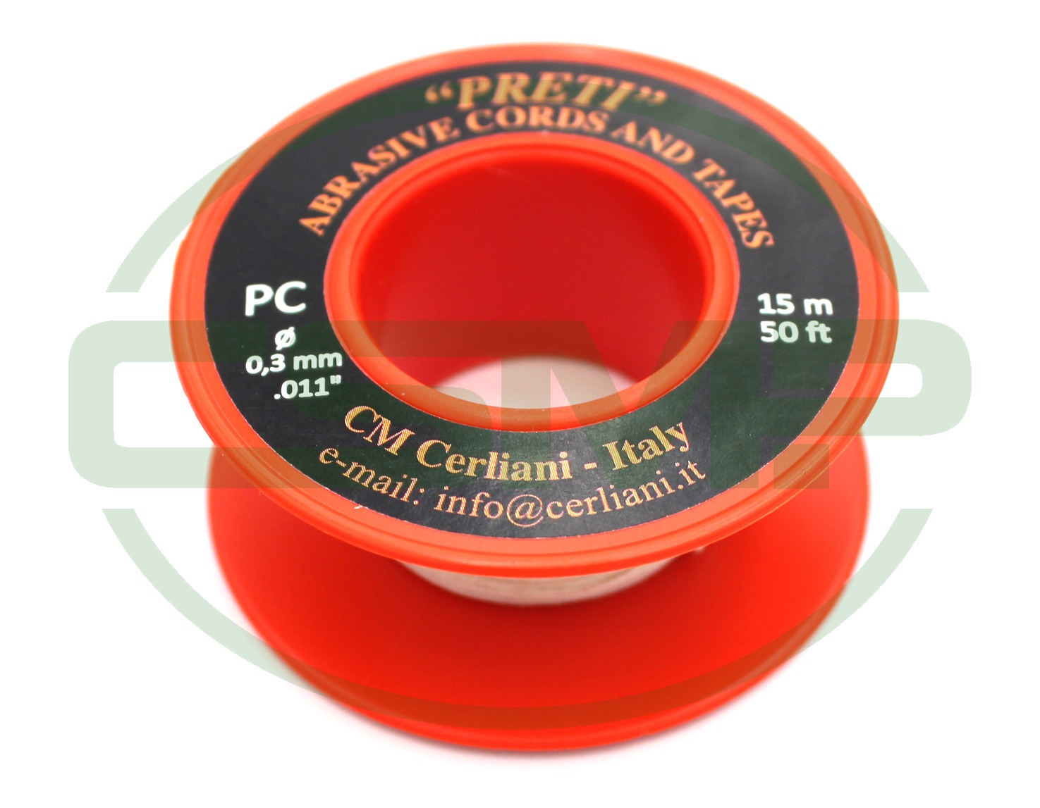 01PC15 0.3MM X15M 280GRIT PRETI POLISHING CORD