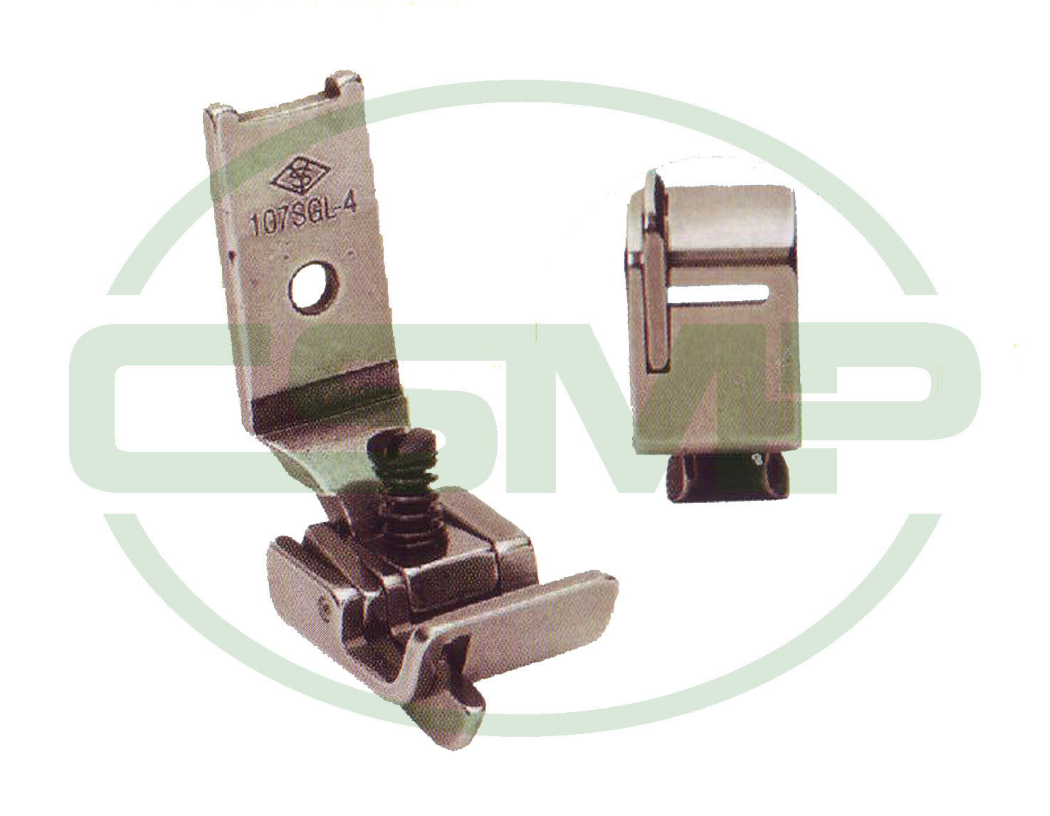 107SGL-4 ZIG ZAG EDGE GUIDE FOOT LEFT SINGER 457